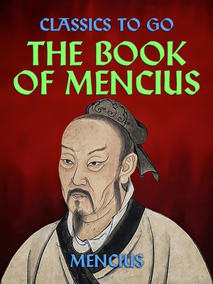 cover image of The Book of Mencius